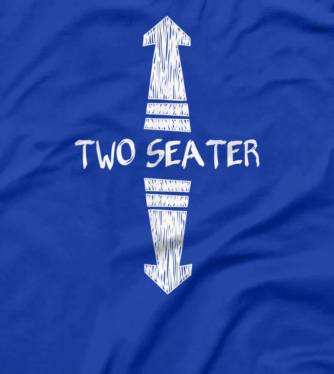 Funny Two Seater up and down arrows Tee T-Shirt