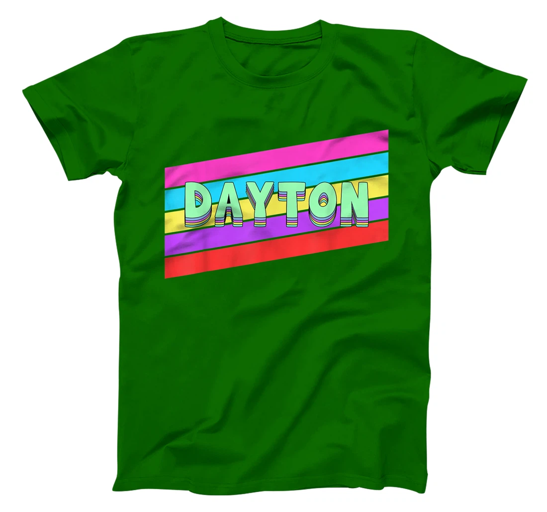 Womens Dayton Ohio Vintage Retro Throwback Gift T-Shirt, Kid T-Shirt and Women T-Shirt