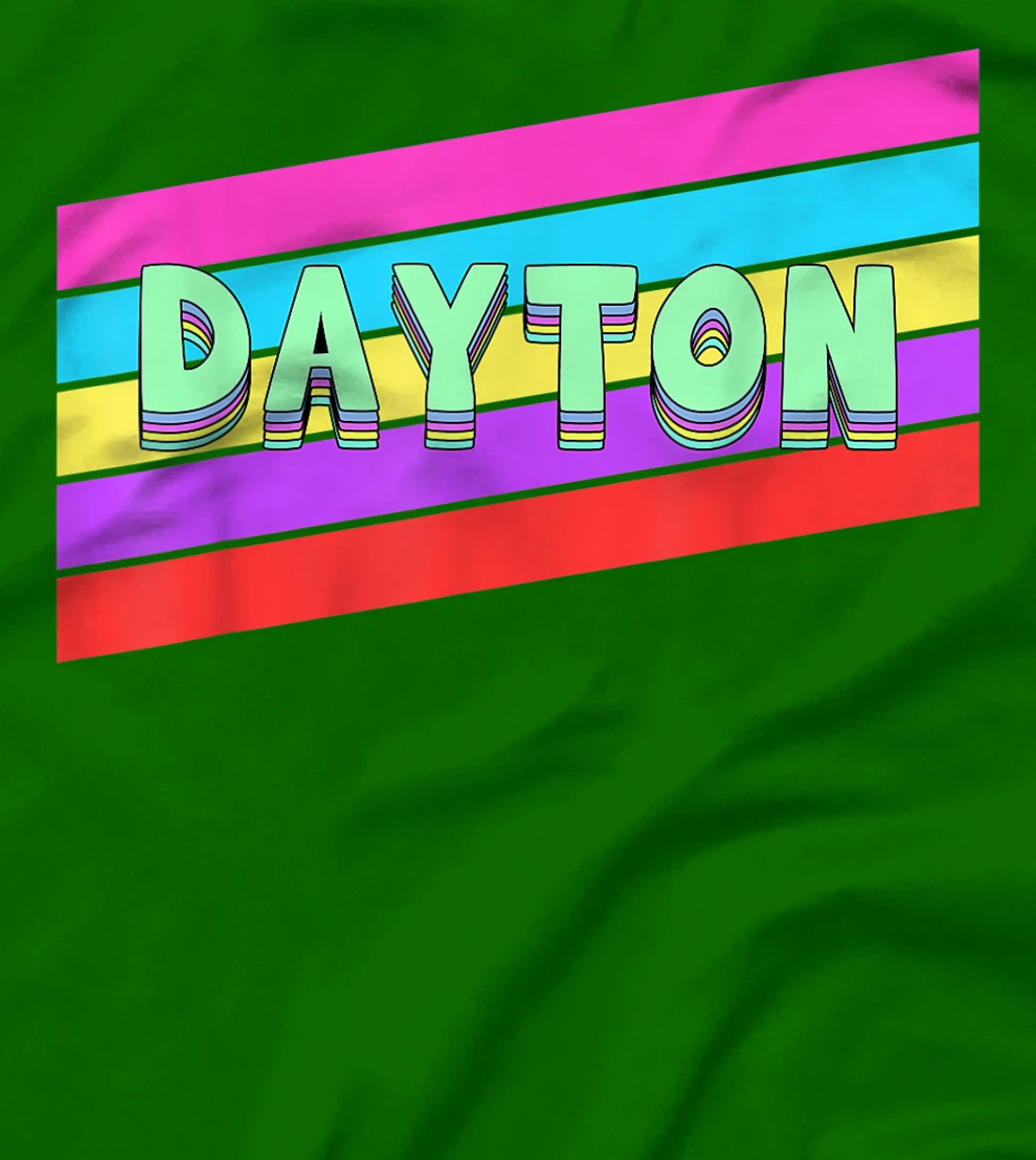 Womens Dayton Ohio Vintage Retro Throwback Gift T-Shirt, Kid T-Shirt and Women T-Shirt