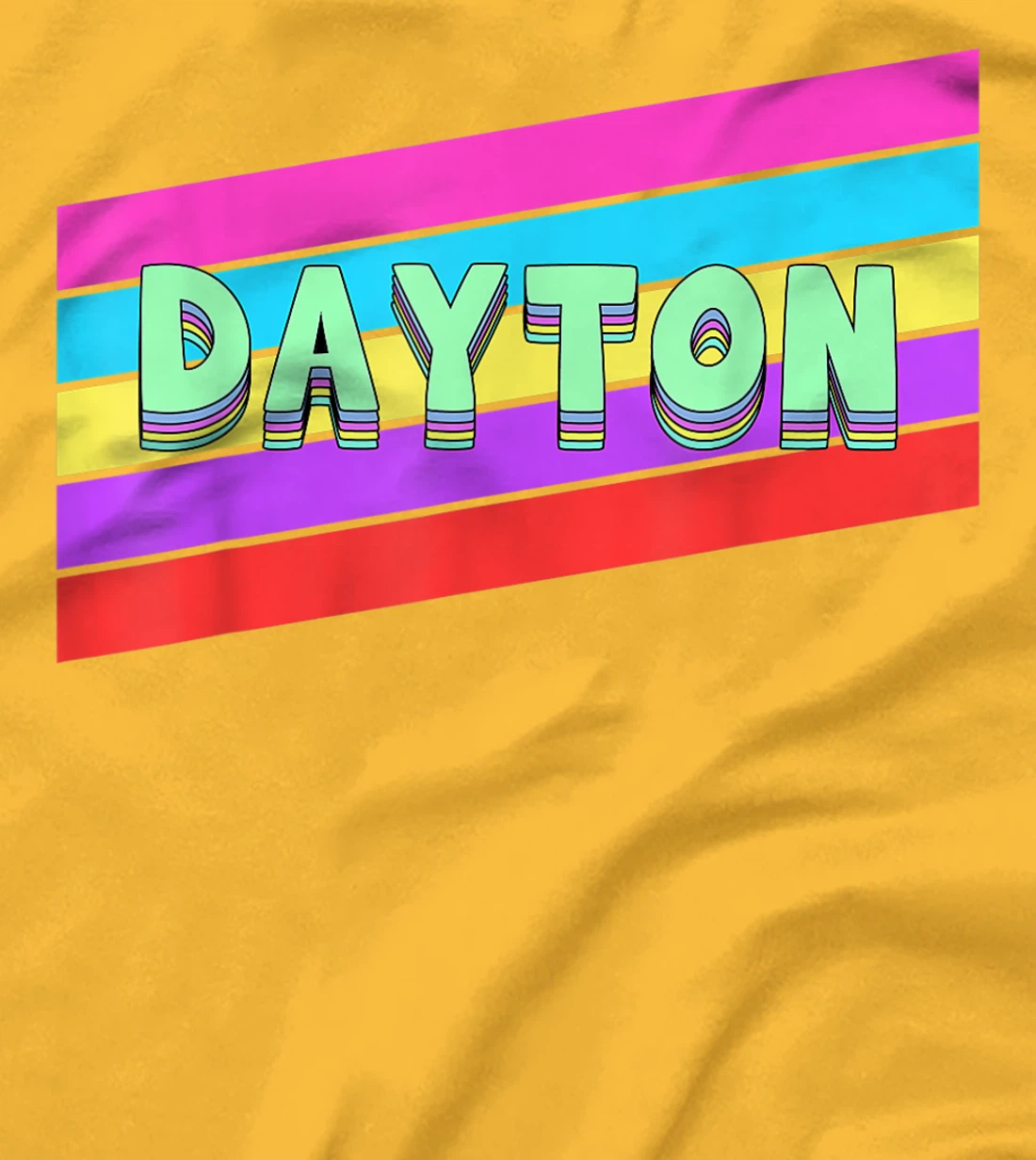 Womens Dayton Ohio Vintage Retro Throwback Gift T-Shirt, Kid T-Shirt and Women T-Shirt