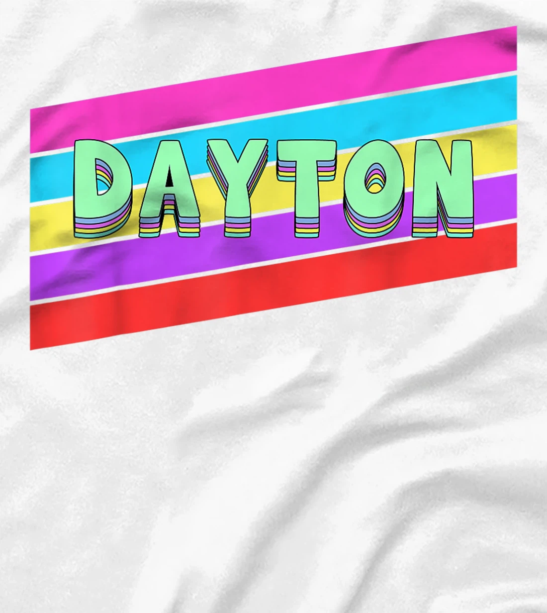 Womens Dayton Ohio Vintage Retro Throwback Gift T-Shirt, Kid T-Shirt and Women T-Shirt