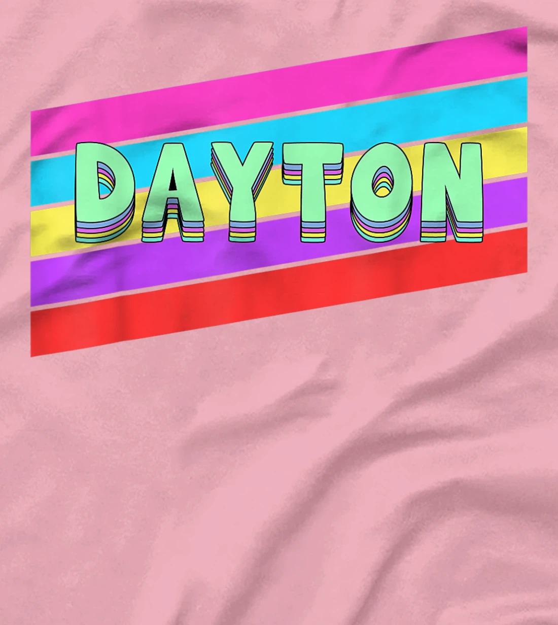 Womens Dayton Ohio Vintage Retro Throwback Gift T-Shirt, Kid T-Shirt and Women T-Shirt