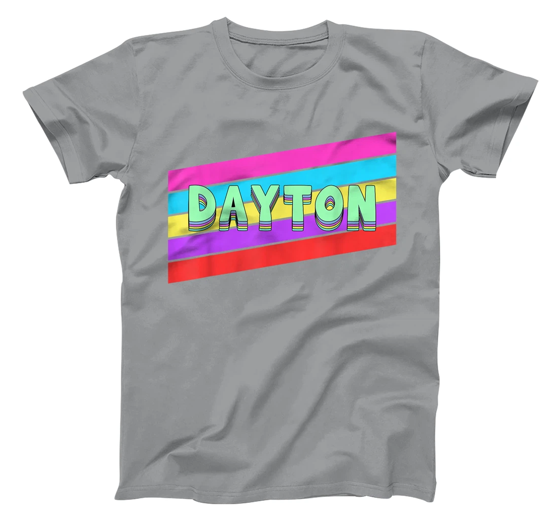 Womens Dayton Ohio Vintage Retro Throwback Gift T-Shirt, Kid T-Shirt and Women T-Shirt