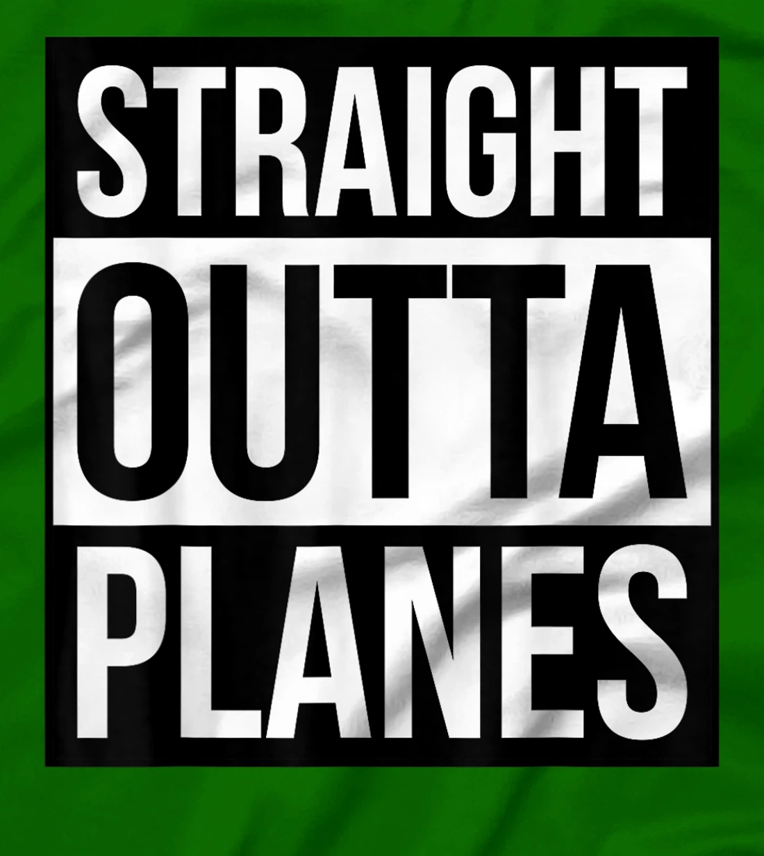 Womens Skydiver Saying Straight Outta Planes Skydiving Parachuting T-Shirt, Women T-Shirt