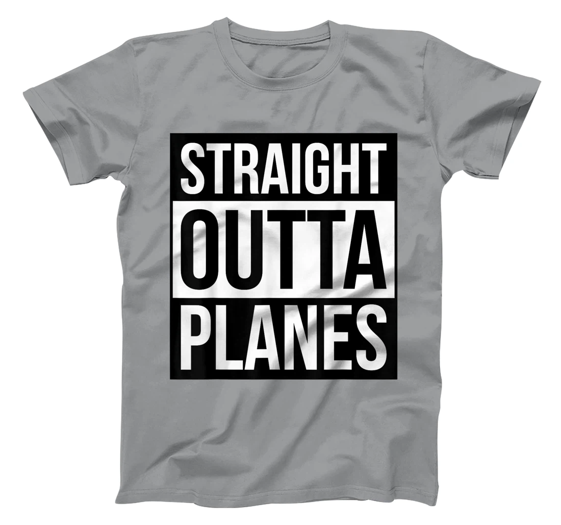 Womens Skydiver Saying Straight Outta Planes Skydiving Parachuting T-Shirt, Women T-Shirt