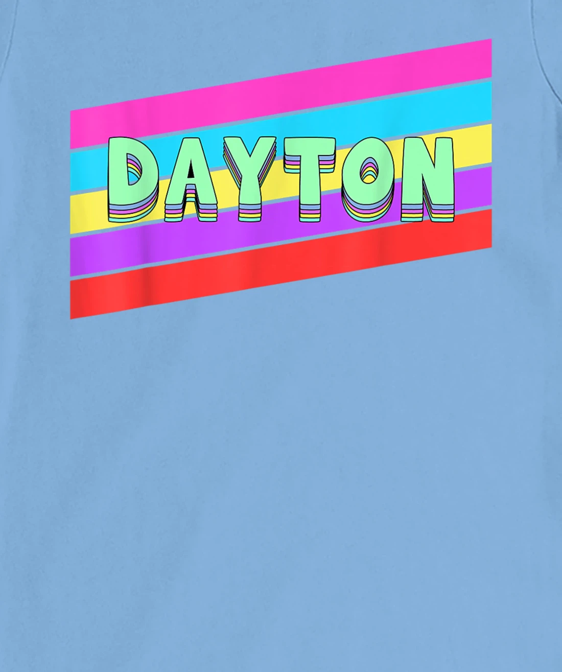 Womens Dayton Ohio Vintage Retro Throwback Gift T-Shirt, Kid T-Shirt and Women T-Shirt