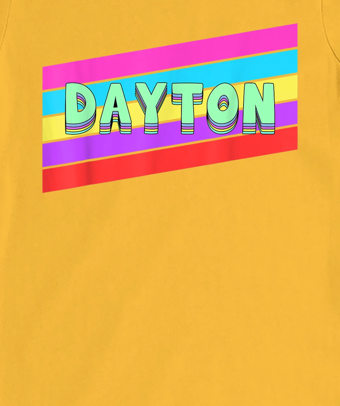 Womens Dayton Ohio Vintage Retro Throwback Gift T-Shirt, Kid T-Shirt and Women T-Shirt