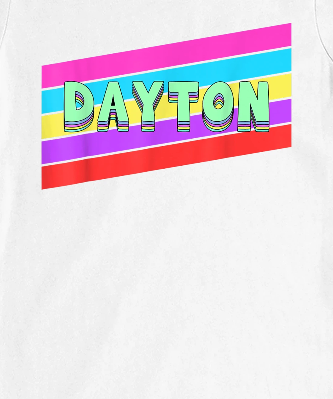 Womens Dayton Ohio Vintage Retro Throwback Gift T-Shirt, Kid T-Shirt and Women T-Shirt