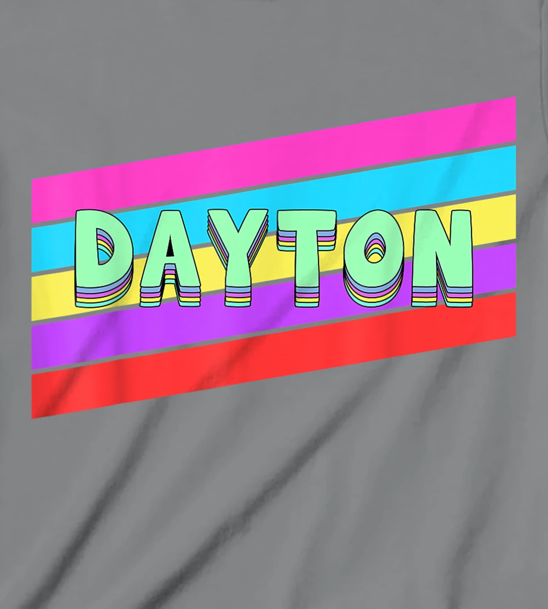 Womens Dayton Ohio Vintage Retro Throwback Gift T-Shirt, Kid T-Shirt and Women T-Shirt