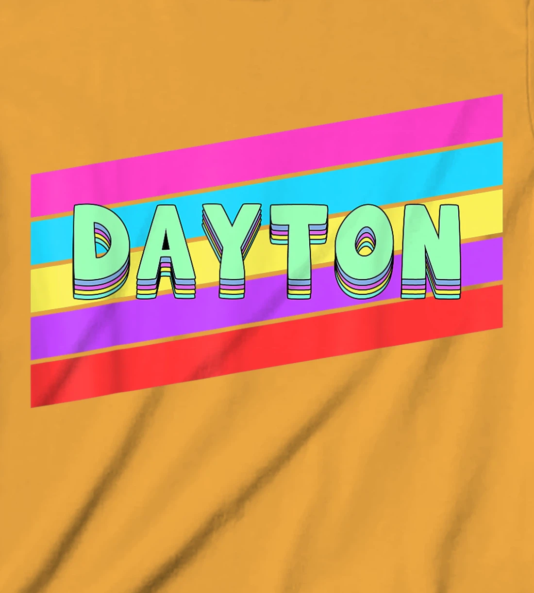 Womens Dayton Ohio Vintage Retro Throwback Gift T-Shirt, Kid T-Shirt and Women T-Shirt