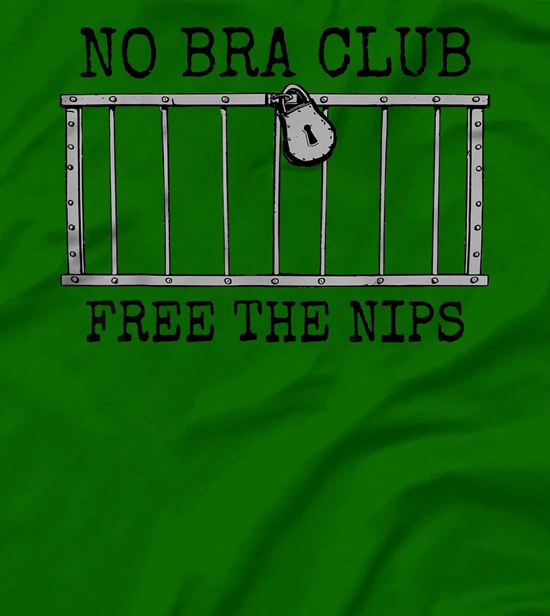 Womens They're Innocent! Free The Nips Jail Bars Funny No Bra Club T-Shirt, Women T-Shirt