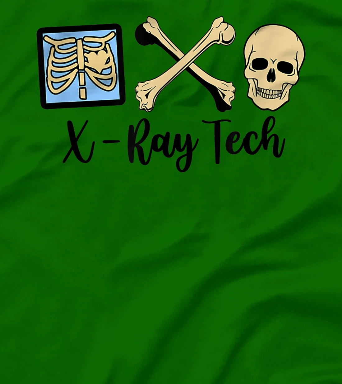 Womens X-Ray Tech Technician Proud Radiologic Technologist Skelton T-Shirt, Women T-Shirt