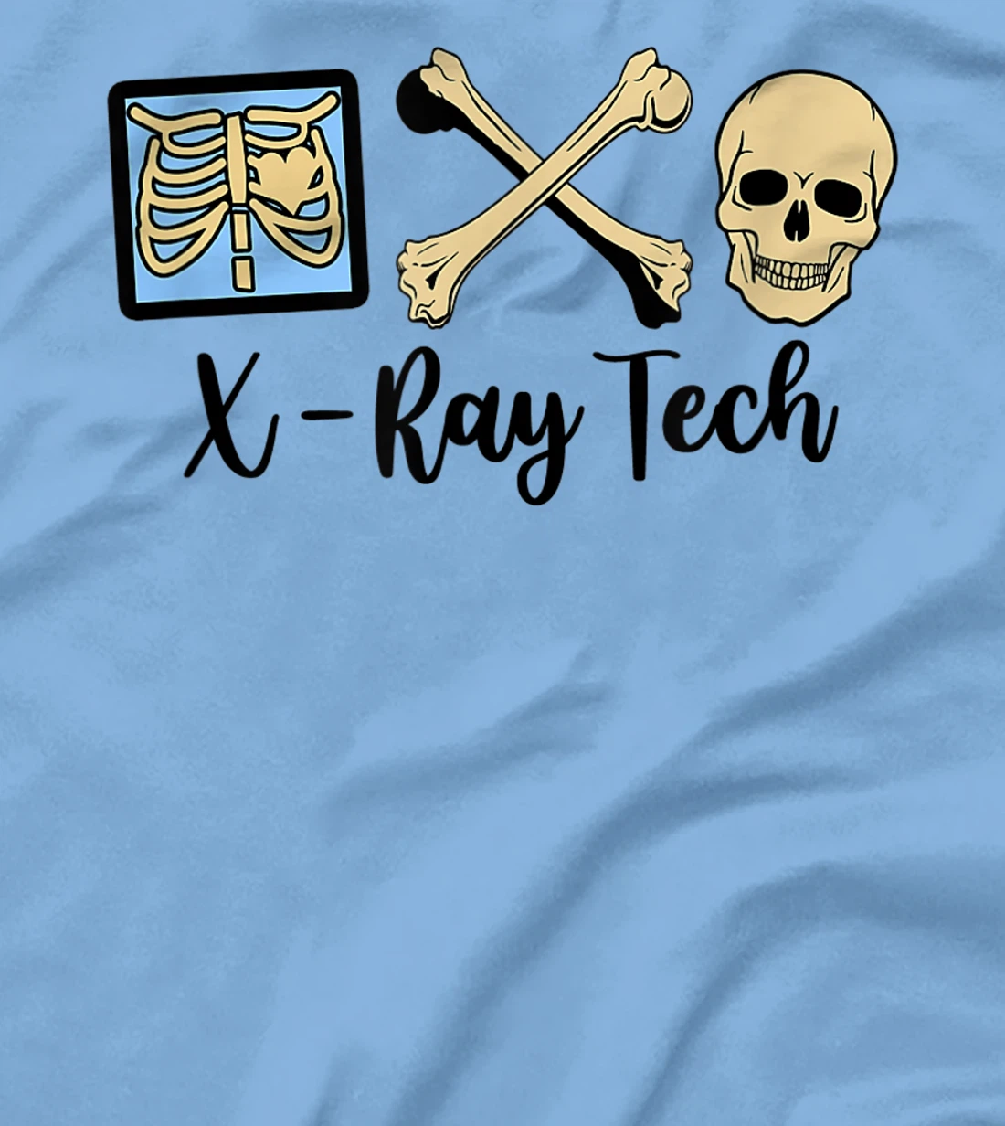 Womens X-Ray Tech Technician Proud Radiologic Technologist Skelton T-Shirt, Women T-Shirt