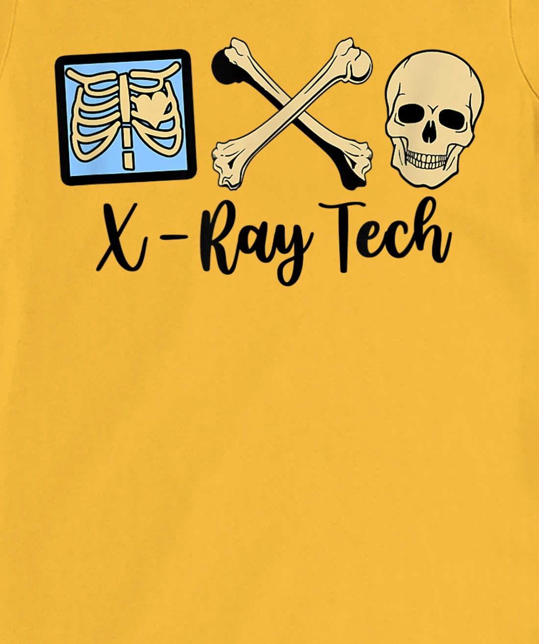 Womens X-Ray Tech Technician Proud Radiologic Technologist Skelton T-Shirt, Women T-Shirt