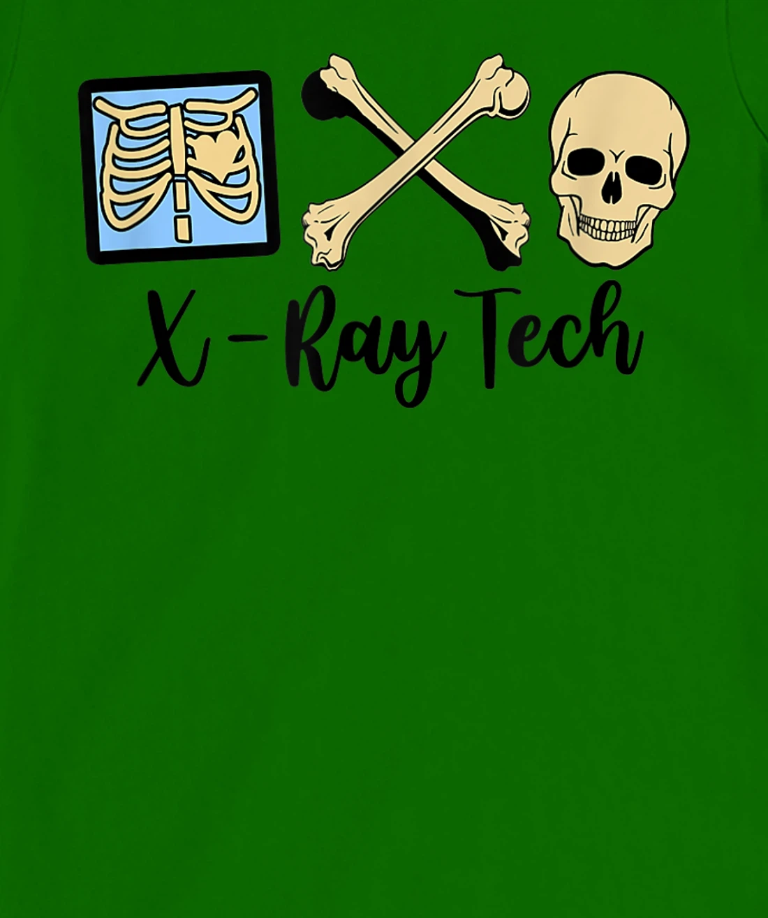 Womens X-Ray Tech Technician Proud Radiologic Technologist Skelton T-Shirt, Women T-Shirt