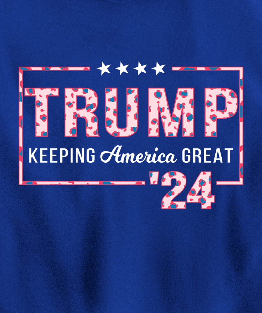 Donald Trump 2024 President Pro Trump Leopard Print Cute Pullover Hoodie