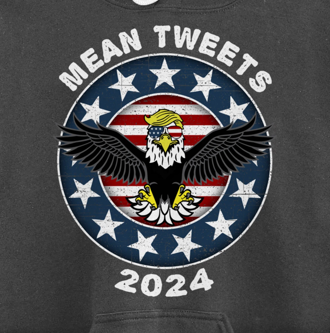 Mean Tweets 2024 Shirt Trump Hoodies Mens GOP Election Pullover Hoodie