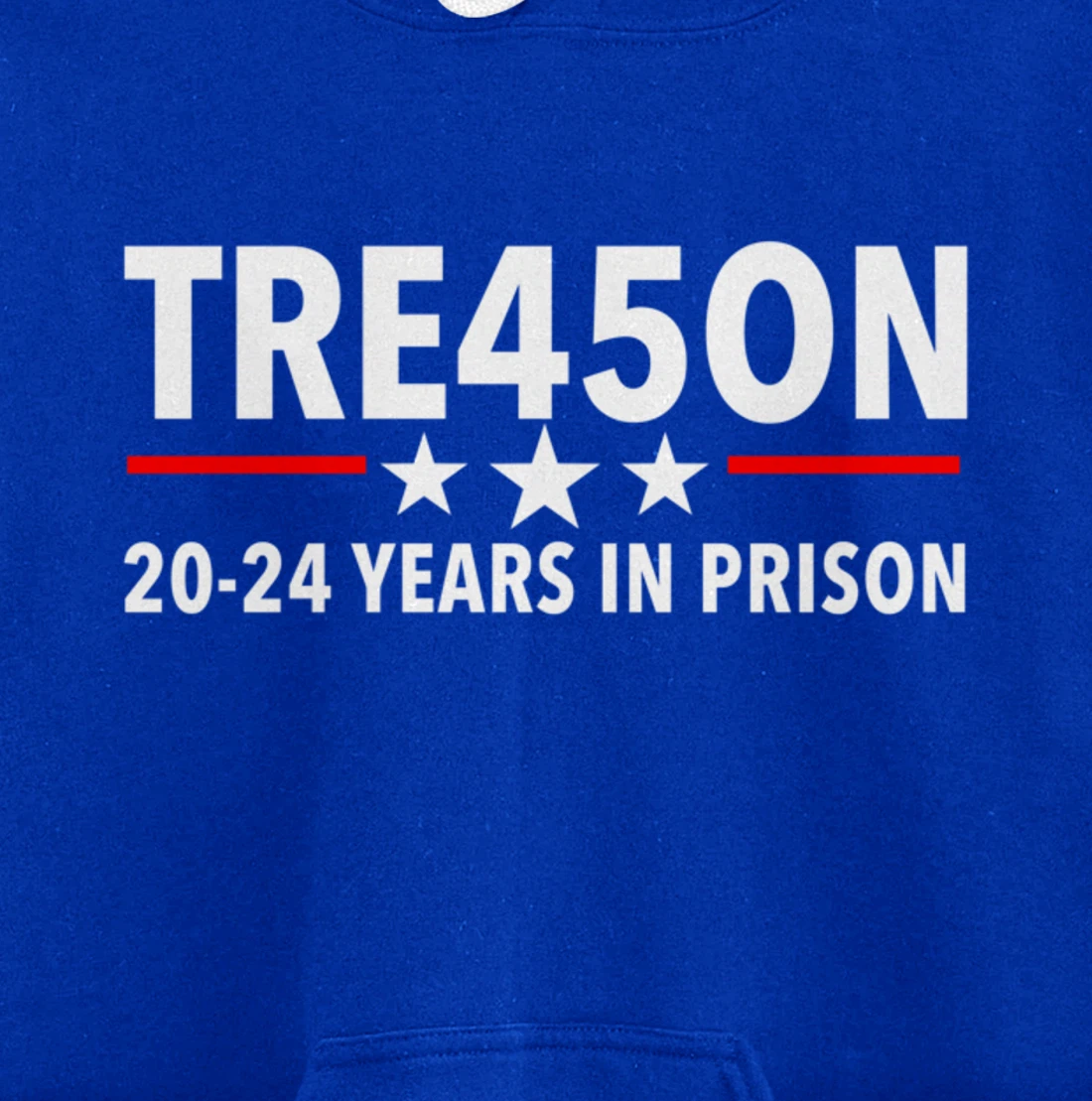 TRE45ON - Trump in Jail for Treason Pullover Hoodie