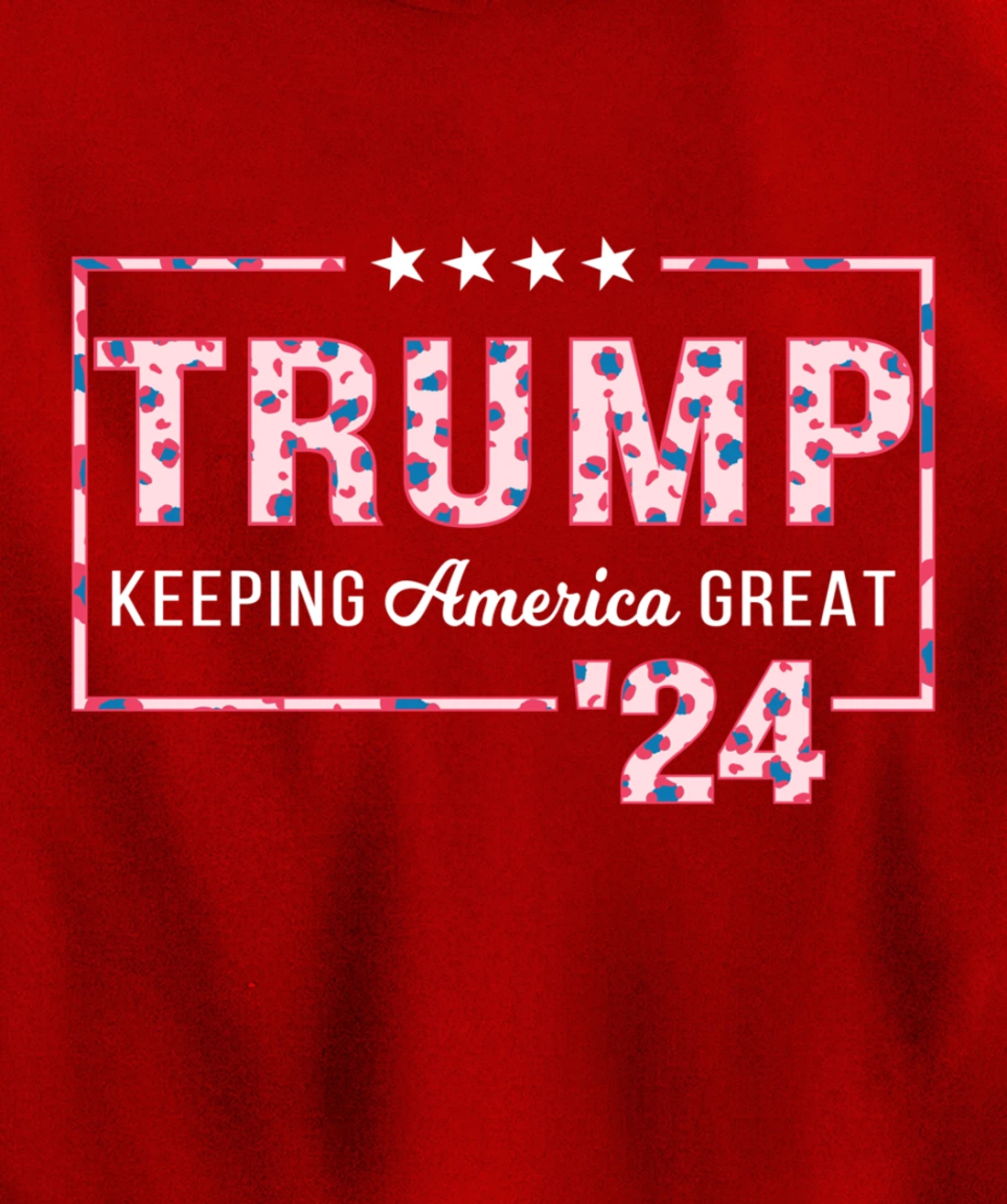 Donald Trump 2024 President Pro Trump Leopard Print Cute Pullover Hoodie