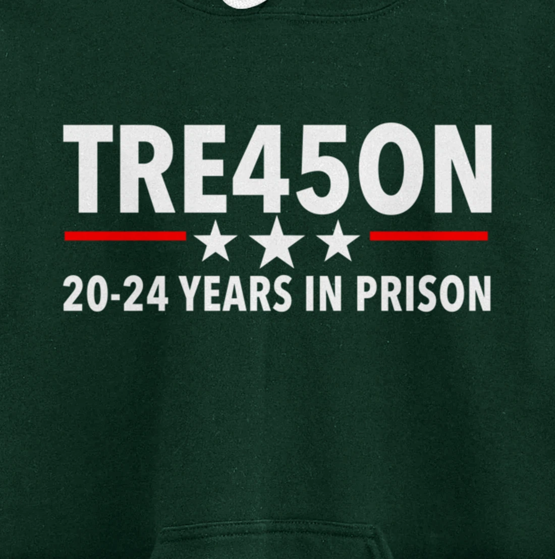 TRE45ON - Trump in Jail for Treason Pullover Hoodie