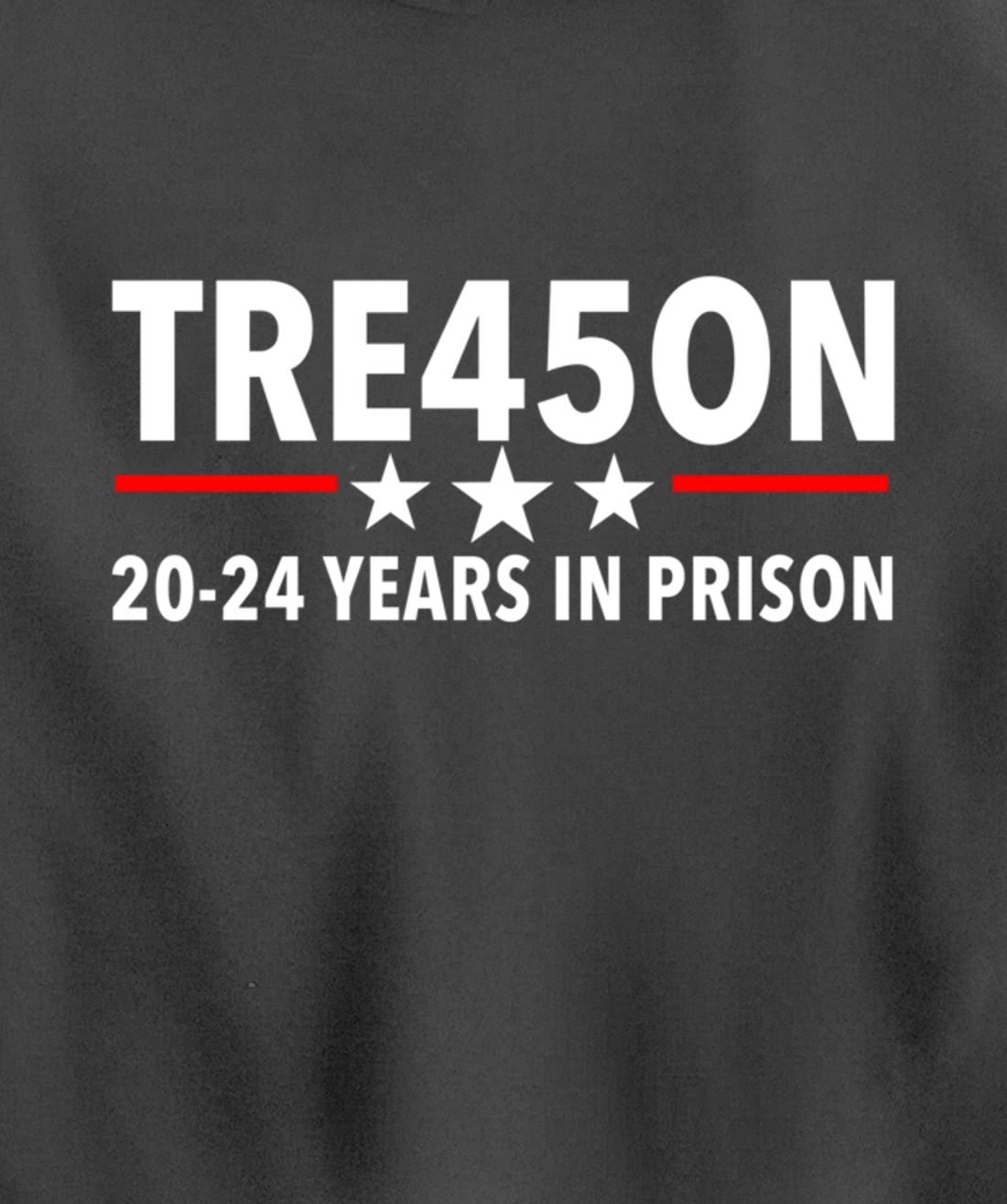 TRE45ON - Trump in Jail for Treason Pullover Hoodie