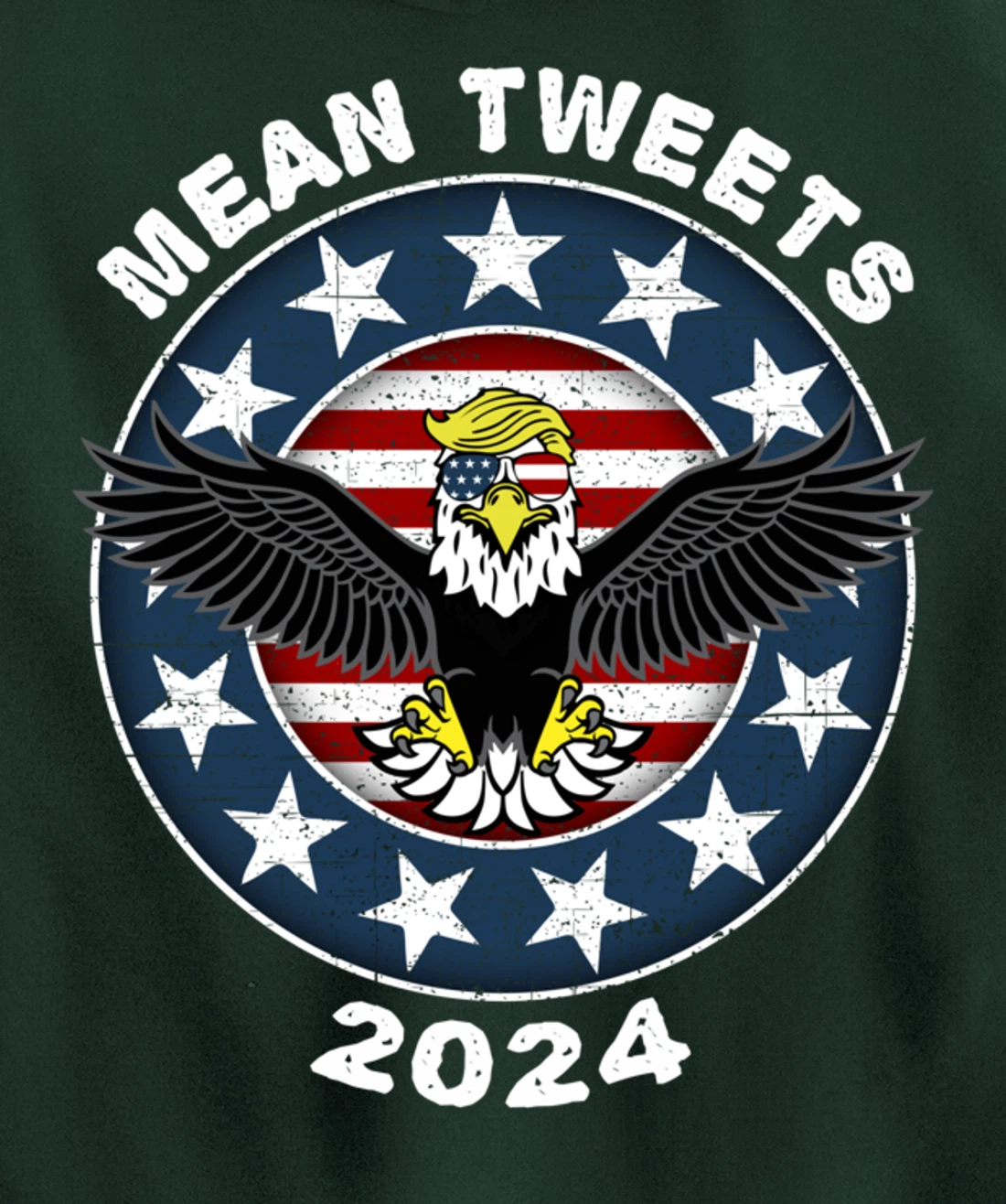 Mean Tweets 2024 Shirt Trump Hoodies Mens GOP Election Pullover Hoodie