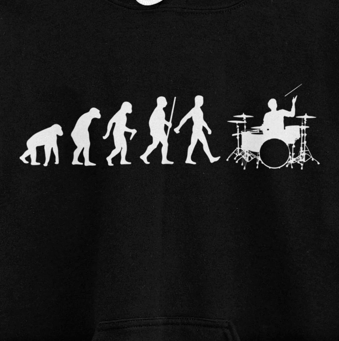 Best Drummer Art For Men Women Drum Set Player Musician Pullover Hoodie