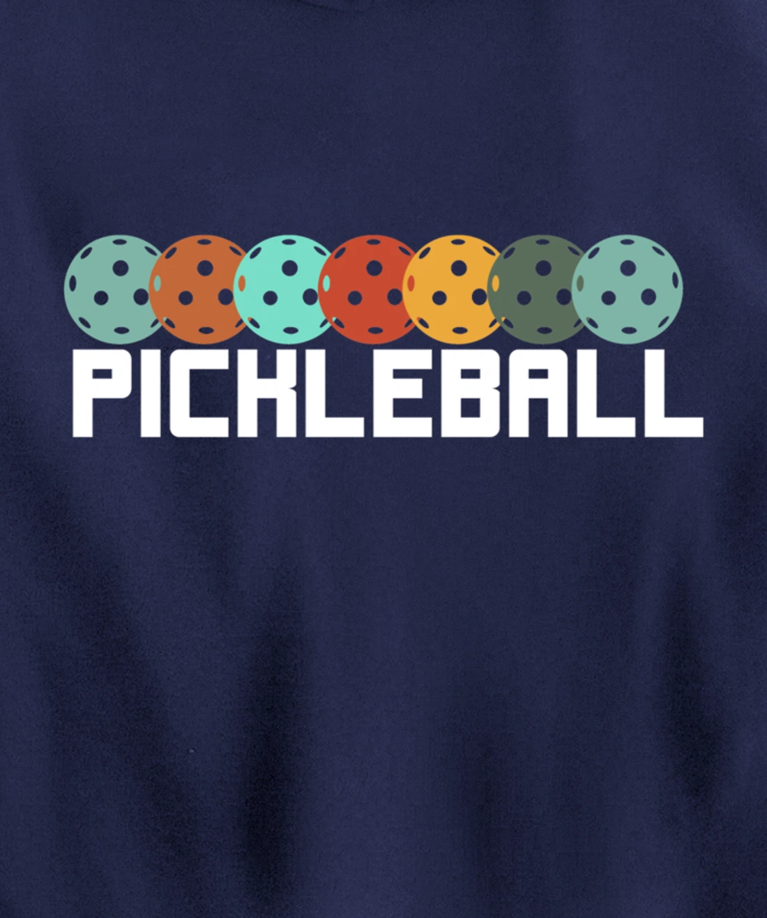 Vintage Retro Pickleball Player Paddleball Lover Dinking Pullover Hoodie