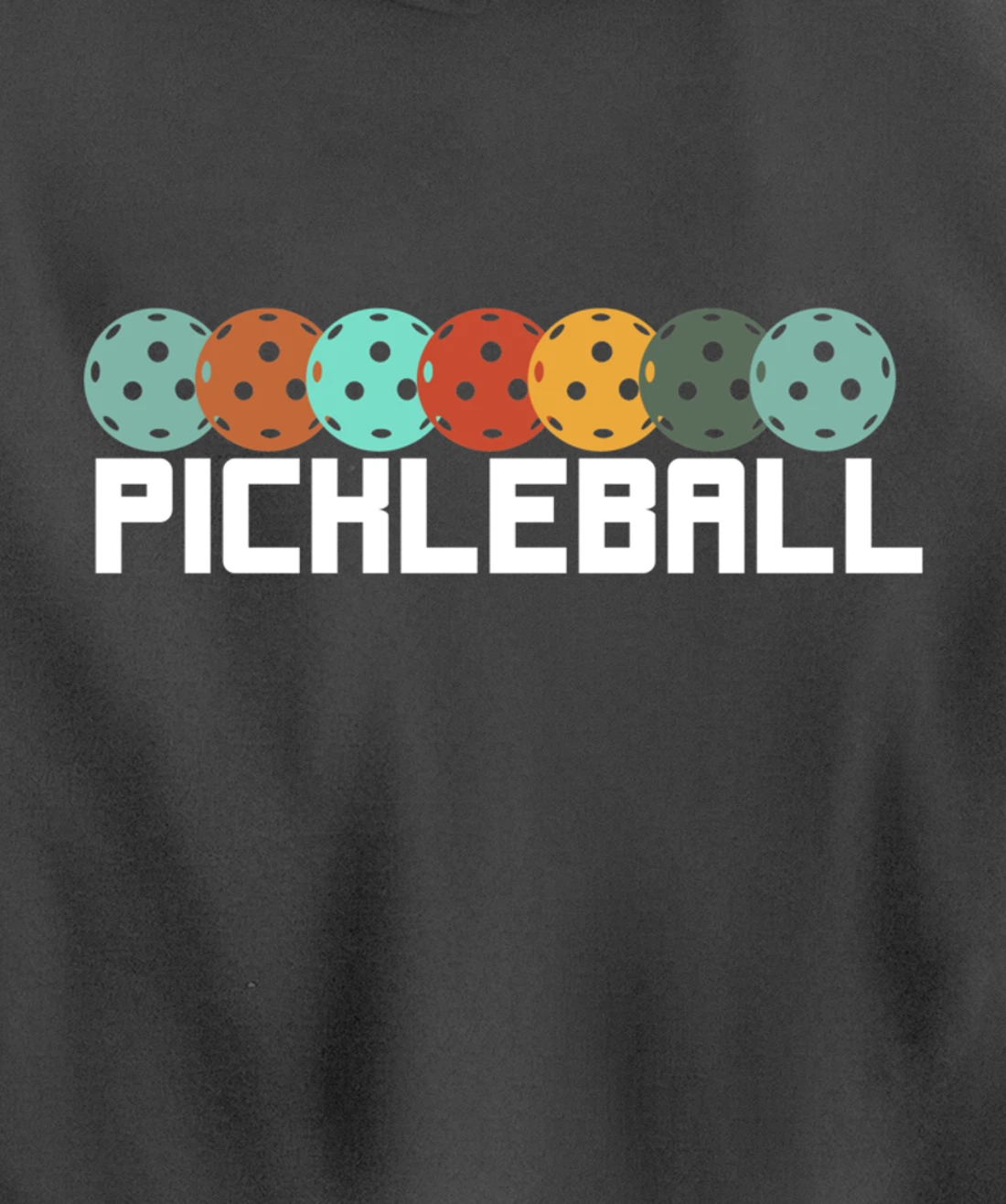 Vintage Retro Pickleball Player Paddleball Lover Dinking Pullover Hoodie