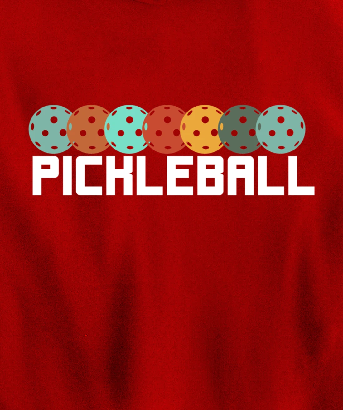 Vintage Retro Pickleball Player Paddleball Lover Dinking Pullover Hoodie