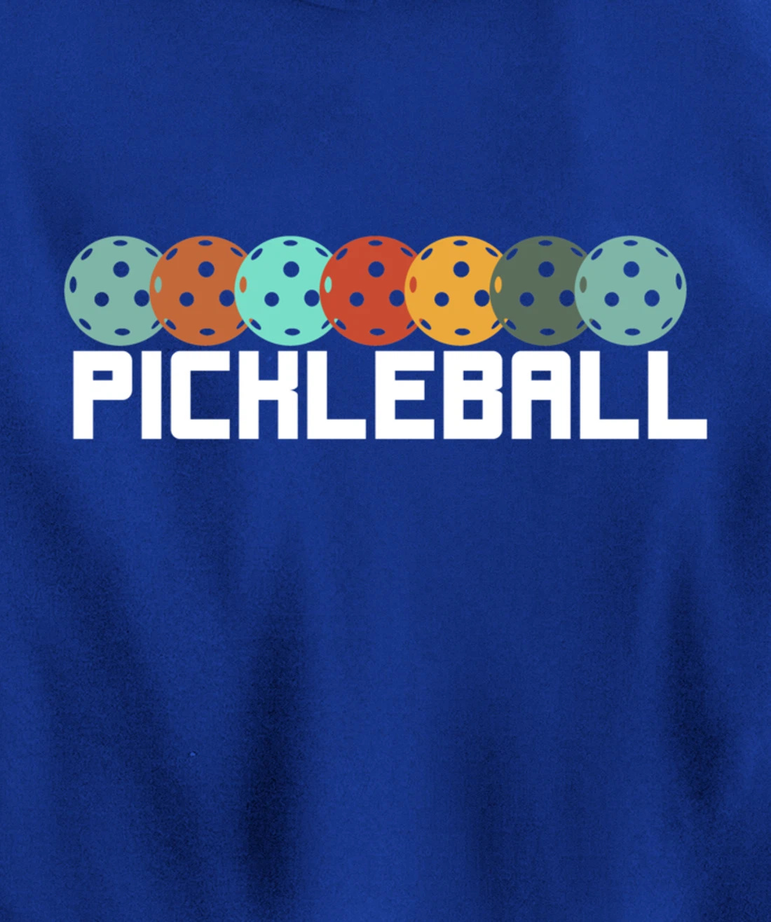 Vintage Retro Pickleball Player Paddleball Lover Dinking Pullover Hoodie