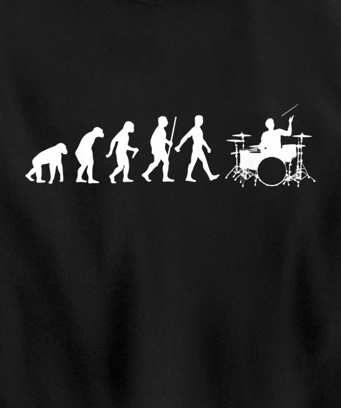 Best Drummer Art For Men Women Drum Set Player Musician Pullover Hoodie