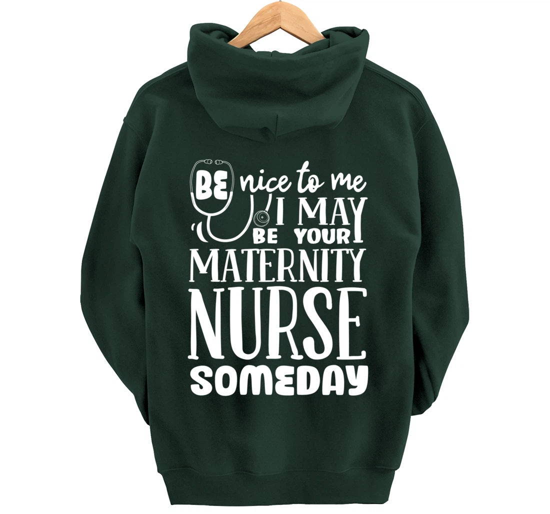 Funny Nursing Lover Graphic Women and Men Maternity Nurse Pullover Hoodie