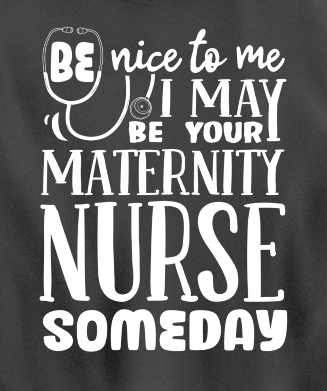 Funny Nursing Lover Graphic Women and Men Maternity Nurse Pullover Hoodie