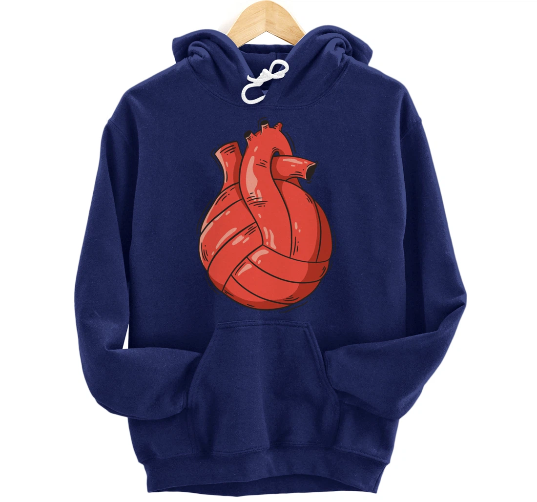 Volleyball Heart Volleyball Beach Volleyball Pullover Hoodie