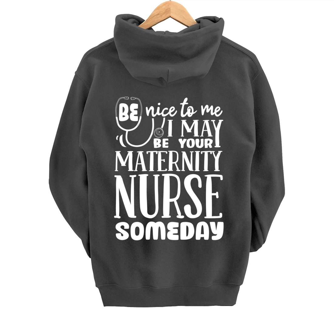 Funny Nursing Lover Graphic Women and Men Maternity Nurse Pullover Hoodie