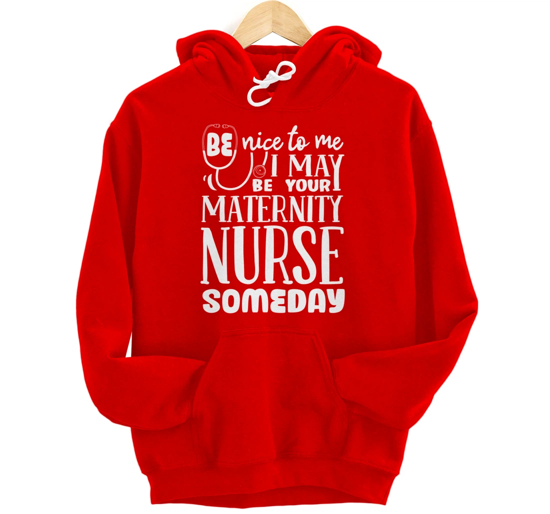 Funny Nursing Lover Graphic Women and Men Maternity Nurse Pullover Hoodie
