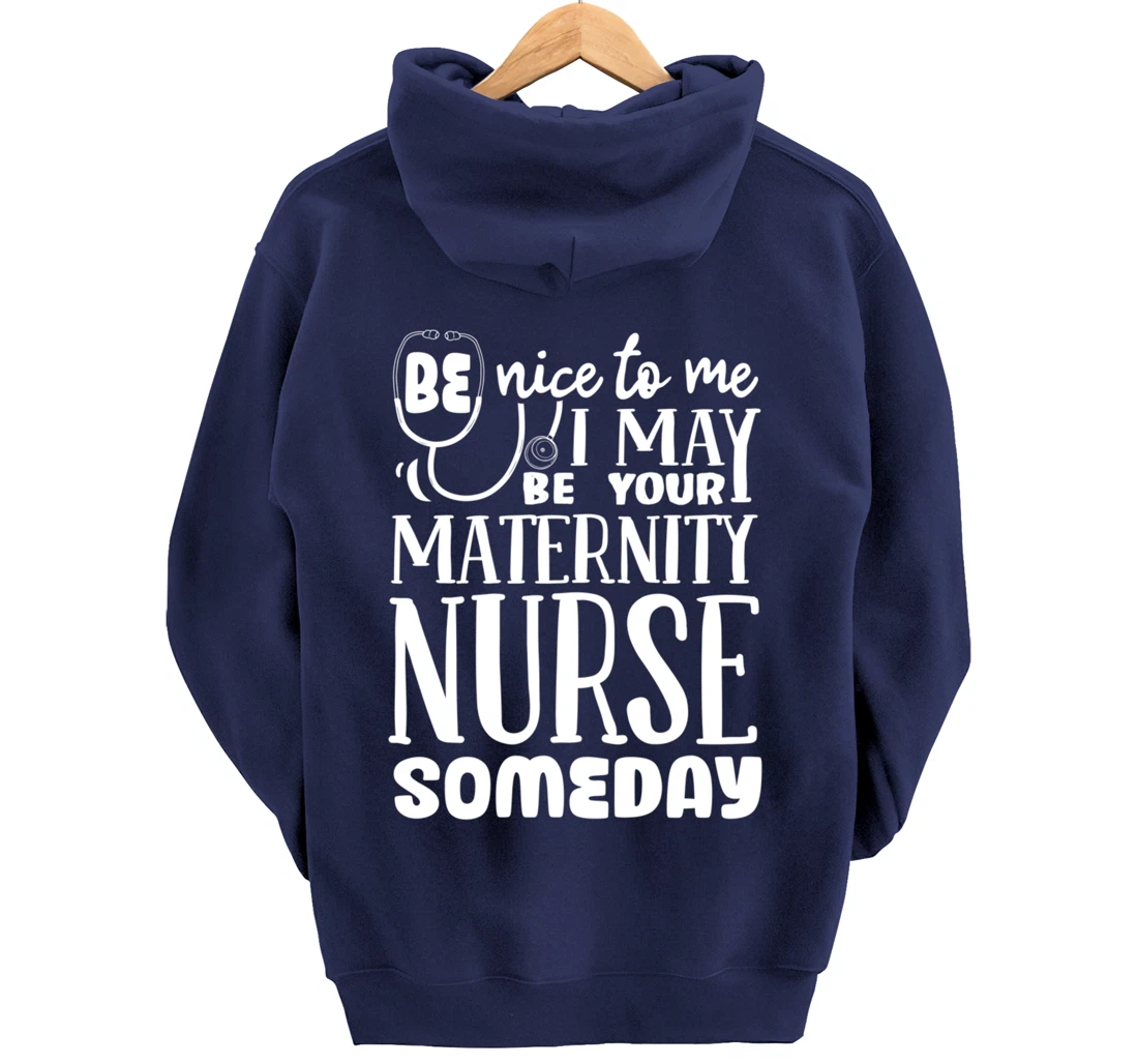 Funny Nursing Lover Graphic Women and Men Maternity Nurse Pullover Hoodie