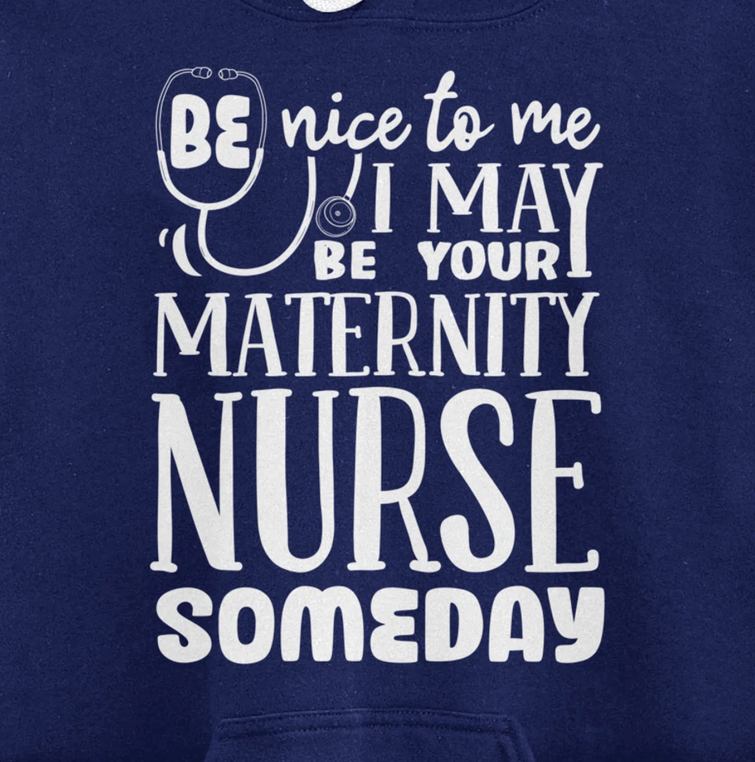 Funny Nursing Lover Graphic Women and Men Maternity Nurse Pullover Hoodie