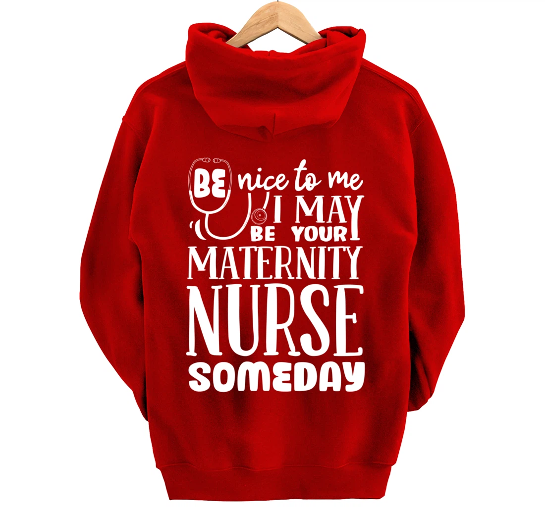Funny Nursing Lover Graphic Women and Men Maternity Nurse Pullover Hoodie