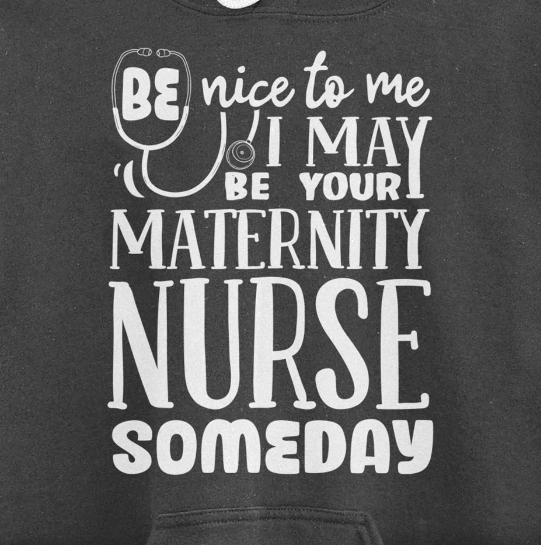 Funny Nursing Lover Graphic Women and Men Maternity Nurse Pullover Hoodie