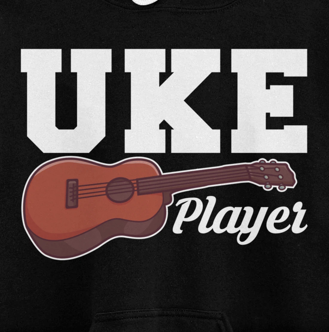 Uke Player Ukulele Pullover Hoodie