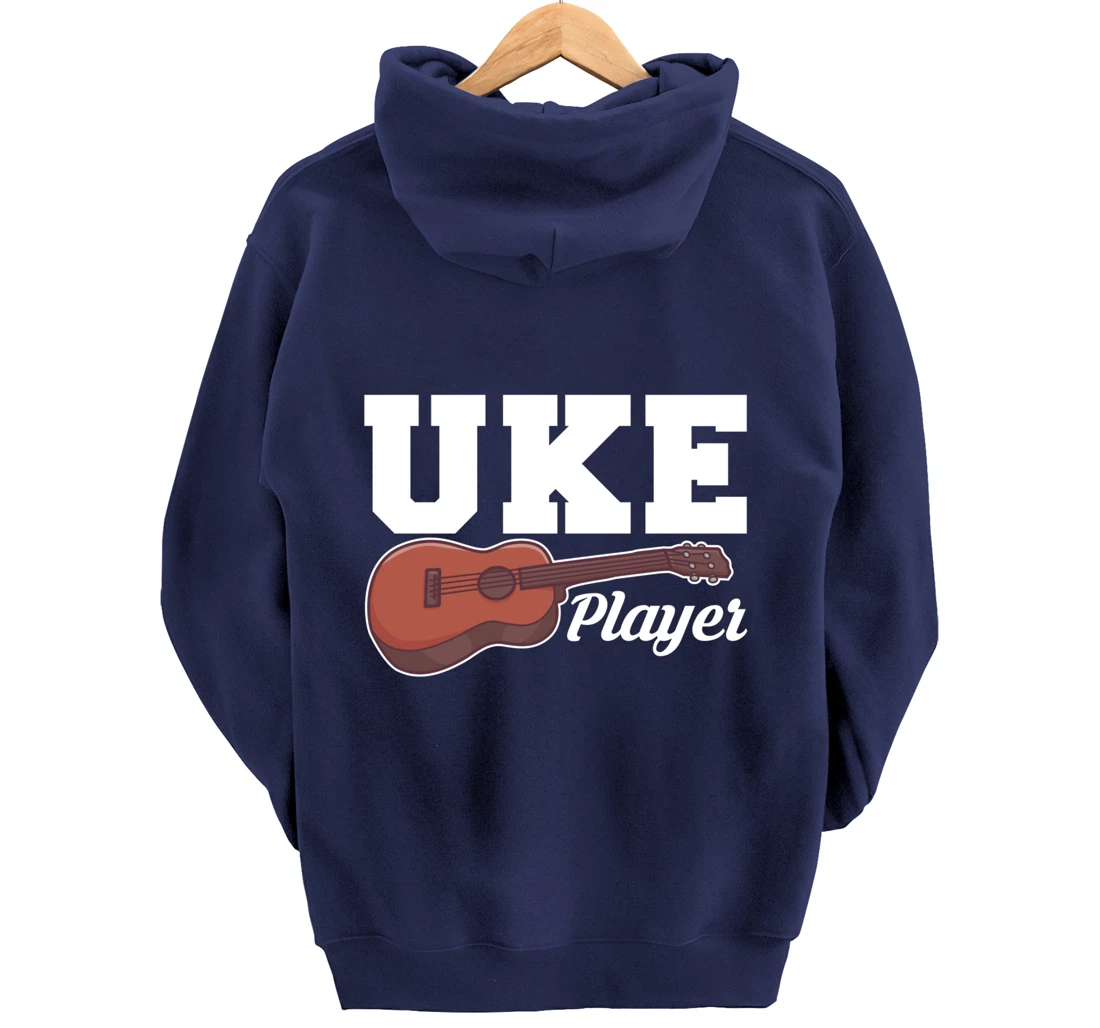 Uke Player Ukulele Pullover Hoodie