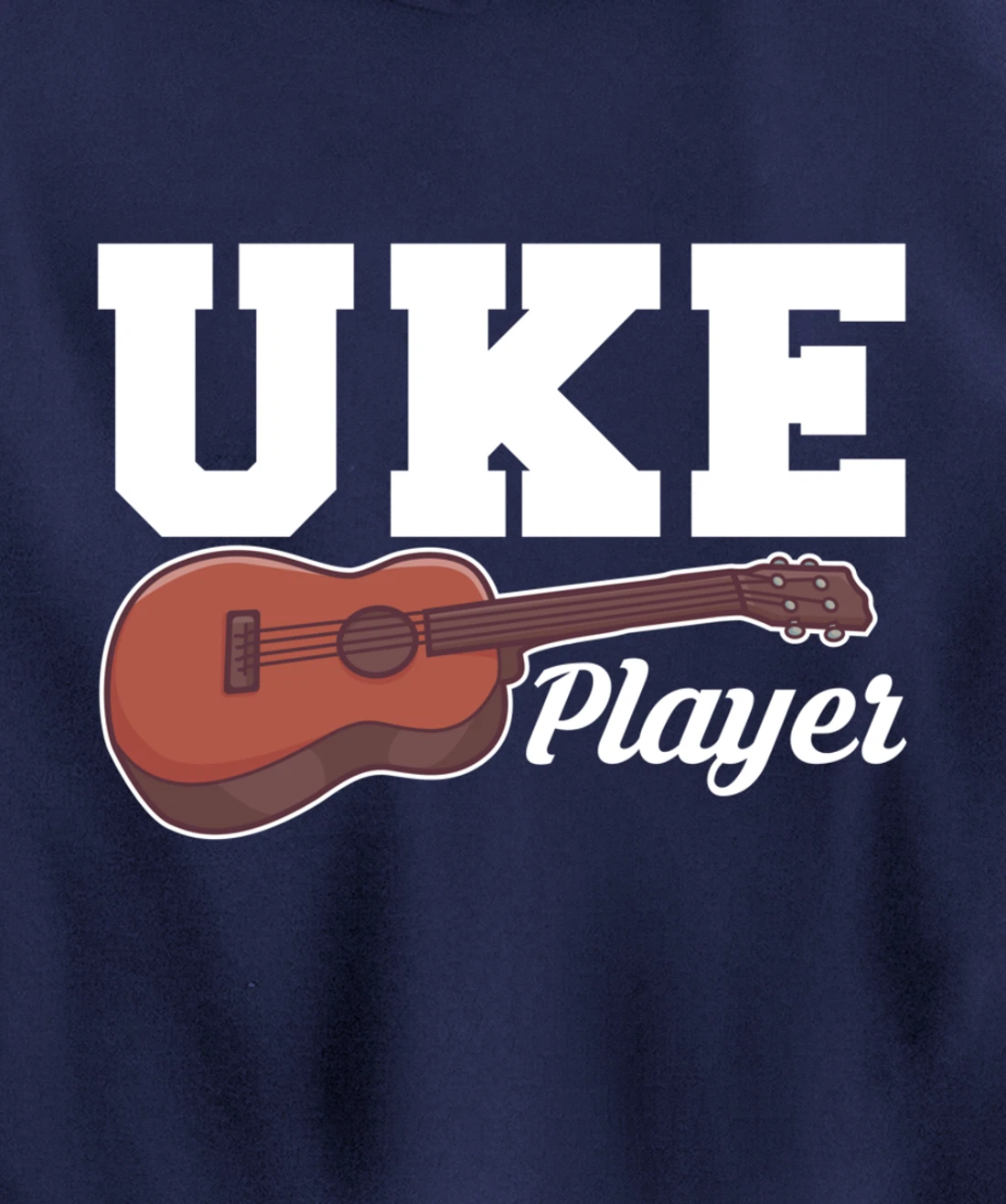 Uke Player Ukulele Pullover Hoodie