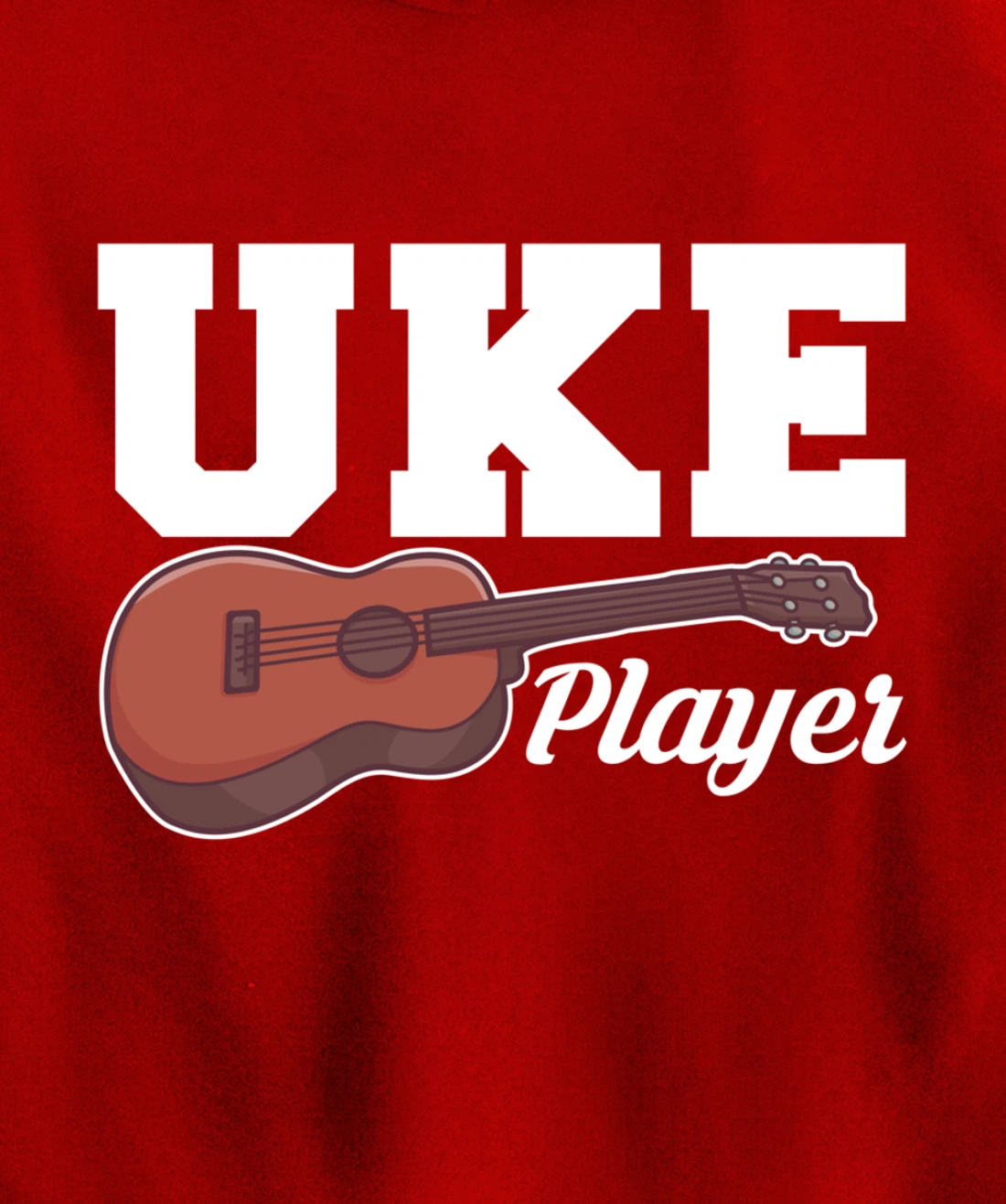Uke Player Ukulele Pullover Hoodie