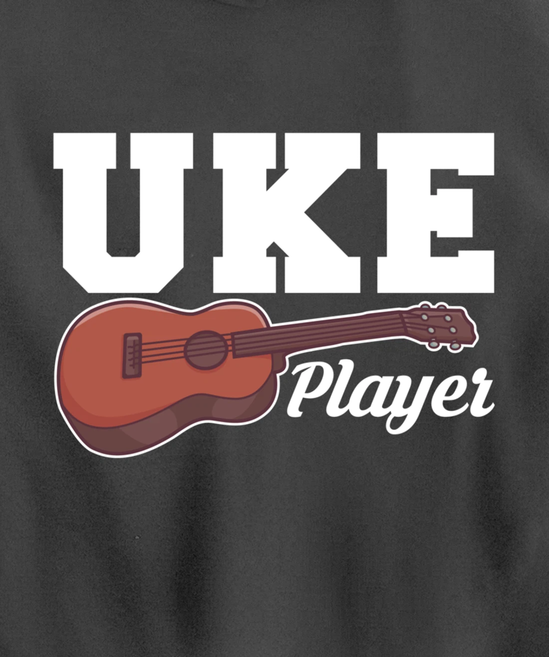 Uke Player Ukulele Pullover Hoodie