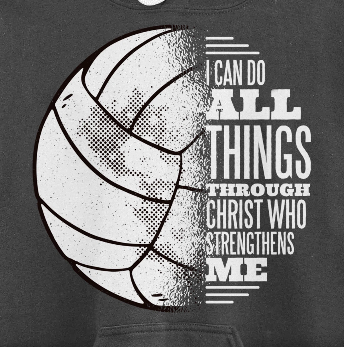 Volleyball and Jesus Christ- Volleyball Pullover Hoodie