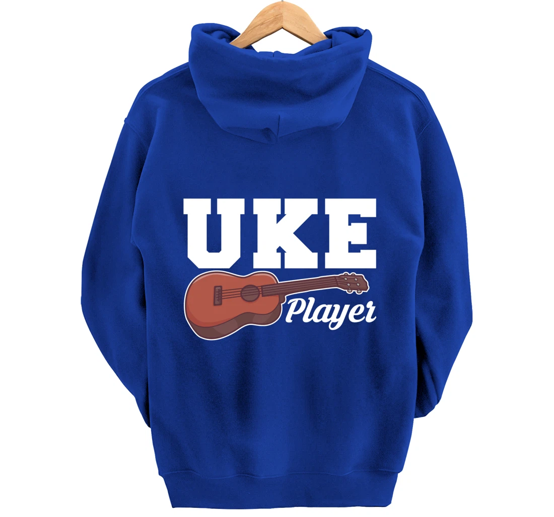 Uke Player Ukulele Pullover Hoodie