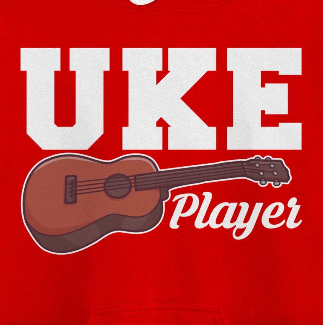 Uke Player Ukulele Pullover Hoodie