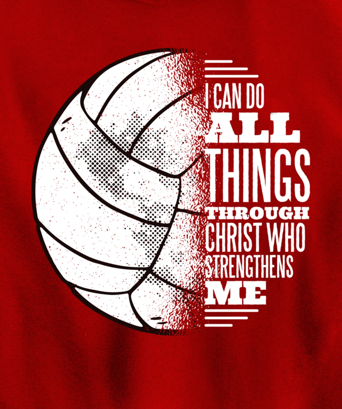 Volleyball and Jesus Christ- Volleyball Pullover Hoodie